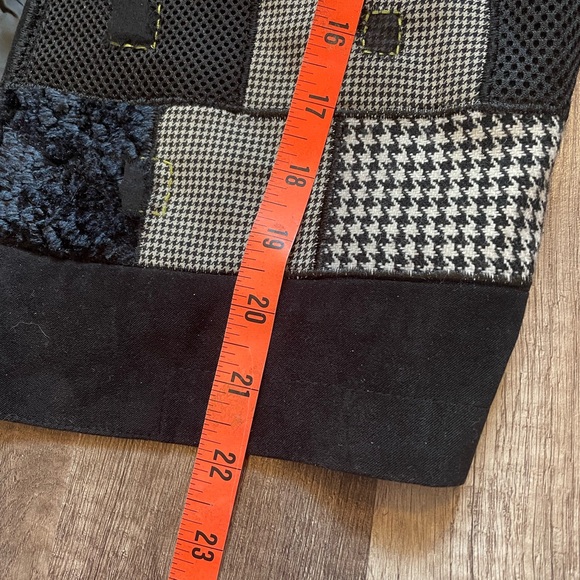 Vintage Great Cavalier by St Paul Black and White Patchwork Jacket Size S - Picture 9 of 11